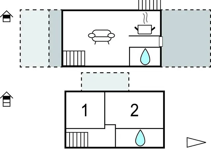 Amazing In With Kitchen Apartment